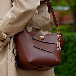 Брелок с эмалью и стразами от сглаза KEYC-HY0001-16