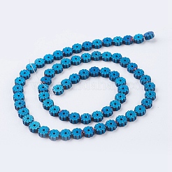 Perlas de hematita sintéticas no magnéticas galvanizadas al vacío con revestimiento de PVD&nbsp;G-F534-K04