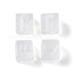 Прозрачные акриловые бусины OACR-P007-49