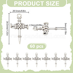 60 шт. Подвески из сплава в тибетском стиле FIND-HY0004-33
