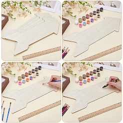 Незаконченная деревянная заготовка в форме стрелы&nbsp;WOOD-WH0124-135