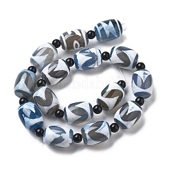 Stile tibetano perline dzi fili&nbsp;G-NH0037-C03-02