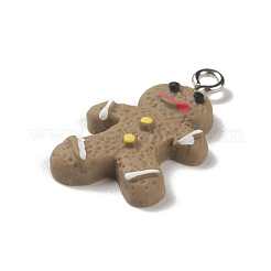 Pendentifs de noël en résine opaque&nbsp;RESI-K023-01C