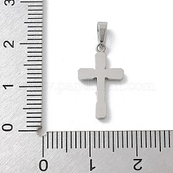 Подвески из нержавеющей стали 304 с микропаве из кубического циркония STAS-Z107-08P-18