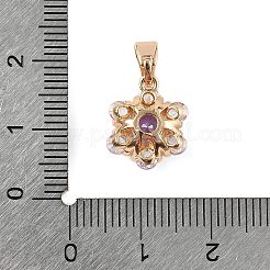 Латунные микро проложить кубического циркония подвески&nbsp;KK-E795-18KCG