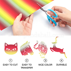 Виниловые наклейки с картинками DIY-WH0369-009