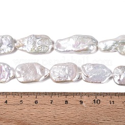 Natürliche Barock Keshi Perlen Stränge&nbsp;PEAR-S020-D12