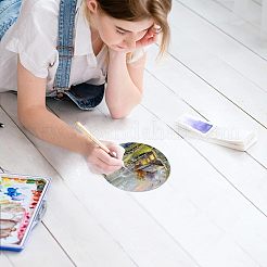 Panneaux de toile de peinture de bois et de lin&nbsp;DIY-NB0001-78A