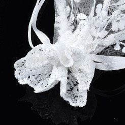 Подарочные пакеты с шнурком из полиэстера и пряжи OP-Q053-008