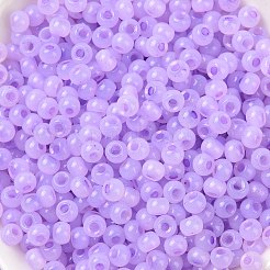 6/0 perle di semi di vetro imitazione giada&nbsp;SEED-T006-04A-03