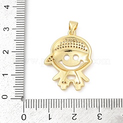 Латунные микро проложить кубического циркония подвески&nbsp;KK-D317-102G