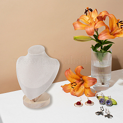 Подставки для ожерелий в форме бюста из бука NDIS-WH20010-02A