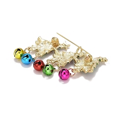 Weihnachtsbaum mit Glocke Emaille-Pin mit Strass&nbsp;LS-JEWB-A004-27G