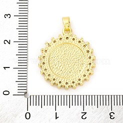 Латунные подвески с кубическим цирконием KK-D536-14G