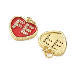 Латунные микро проложить кубического циркония подвески&nbsp;KK-L243-20G