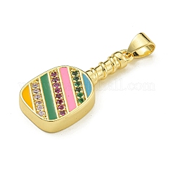 Стойки обшивки латунь микро проложить Циркон подвеску&nbsp;KK-Z067-13G