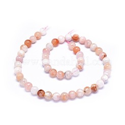 Натуральные вишневые агатовые бусины G-I249-B01-02