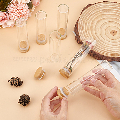 10 шт. стеклянные трубки для хранения бусин AJEW-BC0006-90A