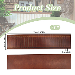 Стена кукольного домика из березовой и тополевой фанеры DIY-WH0591-120A