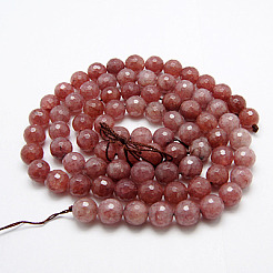 Fragola naturale perle di quarzo fili&nbsp;G-G213-8mm-18