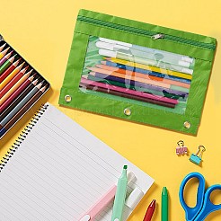 5 шт. двухцветная ткань Оксфорд с футлярами для ручек из сплава для папки-регистратора на 5 кольцах AJEW-CP0007-99B