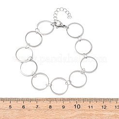 Браслеты-цепочки из нержавеющей стали 304&nbsp;BJEW-P373-02C-P