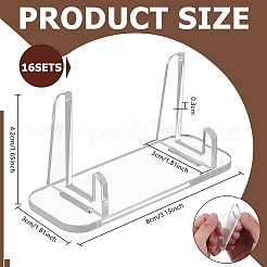 Акриловые подставки для карточных блоков ODIS-WH0106-13B