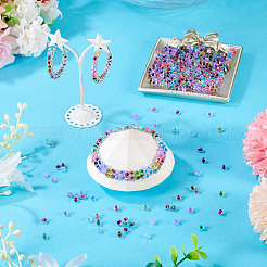 Прозрачные стеклянные бусины&nbsp;GLAA-TAC0028-006