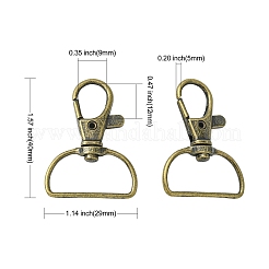 Застежками сплава поворотные&nbsp;LS-FIND-CJC0012-093AB