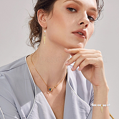 8шт 2 стиля латунные микропаве прозрачные кубические подвески из циркония&nbsp;KK-GA0002-39