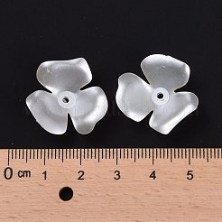 Цветок имитация жемчуг акриловые крышки шарика OACR-L004-7226