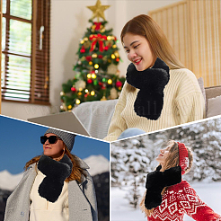 Шарф из искусственного меха лисы&nbsp;AJEW-WH20020-311A