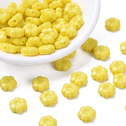 Непрозрачные акриловые цветочные бусины&nbsp;LS-X-SACR-R821-06