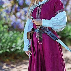 2шт. прямоугольная подвеска из искусственной кожи в стиле средневековья. с кольцом из сплава&nbsp;AJEW-CL0001-84A