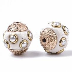 Индонезийские бусины ручной работы&nbsp;IPDL-E012-14D