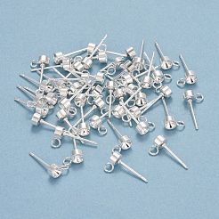 Фурнитура для сережек-гвоздиков из нержавеющей стали марки 304 STAS-H410-04P-A