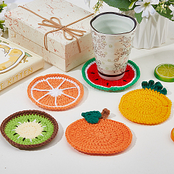 5 set de tasse en polyester pour fruits&nbsp;AJEW-FH0007-38