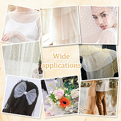 Polyester-Mesh-Gewebe&nbsp;DIY-WH0569-94B