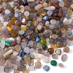 250 g de perles d'agate naturelle teintes et chauffées&nbsp;G-TA0002-73F