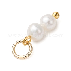 Подвески из натурального культивированного пресноводного жемчуга круглой формы PALLOY-JF04308