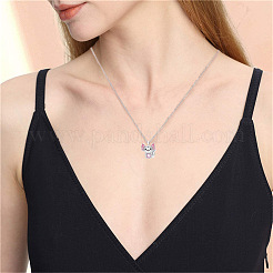 Женские ожерелья с подвеской в виде аксолотля из розовой эмали&nbsp;FS-WGED7AD-02