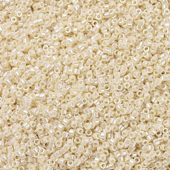 MIYUKIデリカビーズ  シリンダー  日本製シードビーズ  11/0  （db1900)アイボリーセイロン  1.3x1.6mm  穴：0.8mm  約10000個/袋  50 G /袋&nbsp;SEED-X0054-DB1900