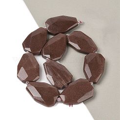 Природных фиолетовых авантюрин бисер нитей G-P548-B15-01