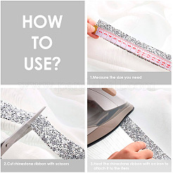 Блестящая смола исправления горный хрусталь (клей-расплав на спине)&nbsp;OCOR-TA0002-02-40mm