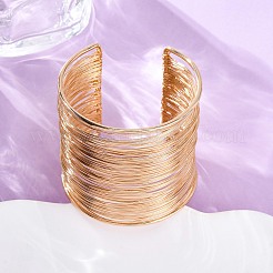 Железо манжеты браслеты&nbsp;BJEW-G741-05KCG