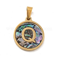 Вакуумное покрытие pvd нержавеющая сталь 304 с подвесками из ракушек пауа STAS-G268-02Q-G