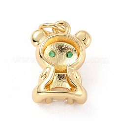 Стойки обшивки латунь микро проложить Циркон подвеску ZIRC-C035-06G