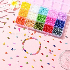 90 г двухцветных бусин из искусственного жемчуга ABS&nbsp;KY-YW0002-18