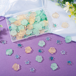 100 шт. 4 вида прозрачных стеклянных колпачков для запекания&nbsp;DGLA-TA0001-46