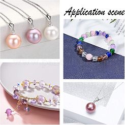 ステンレス鋼ペグベイルペンダント  カップペグベイル  片穴ビーズ  8花びら  花  ステンレス鋼色  8x7.5x7.5mm  穴：1.2mm  ピン：0.6mm  100個/箱&nbsp;STAS-UN0009-65